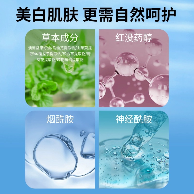 修正美白祛斑霜烟酰胺面霜官方官网旗舰店正品滋润淡化色斑秋冬