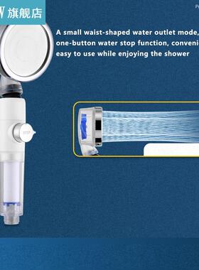Pressurized Filter Shower Head High Pressure RecabLeght Bath