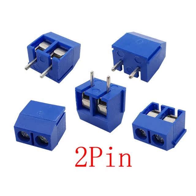 KF301 2P 3P 4P Screw 5.0mm Terminal Block Straight 2Pin 3Pin - 图0