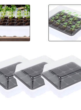 Seedling Tray with Lid Plug Plant Seed Tray Greenhouse Propa