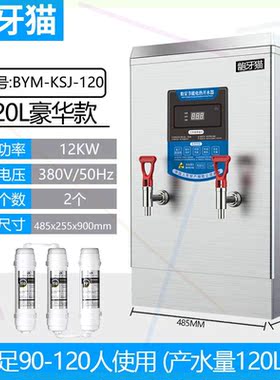 开水器商用电热全自动奶茶店不锈钢开水桶工厂烧水器开水机