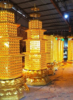 定制寺庙千佛灯旋转光明
