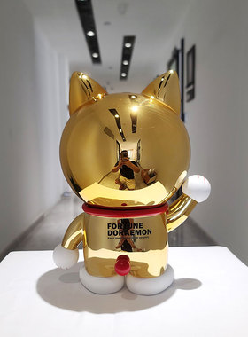 机器猫招财哆啦A梦开业摆件