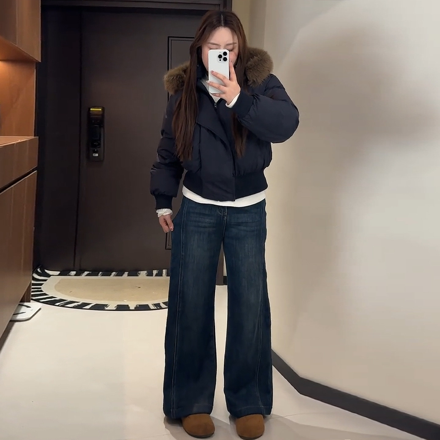 胖mm大码女装韩版宽松牛仔裤女高街显瘦辣妹风小个子弹力阔腿裤子,淘宝优惠券,粉丝福利购,淘宝优惠卷