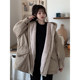 Extra large size Korean style ins preppy style age-reducing jacket for women