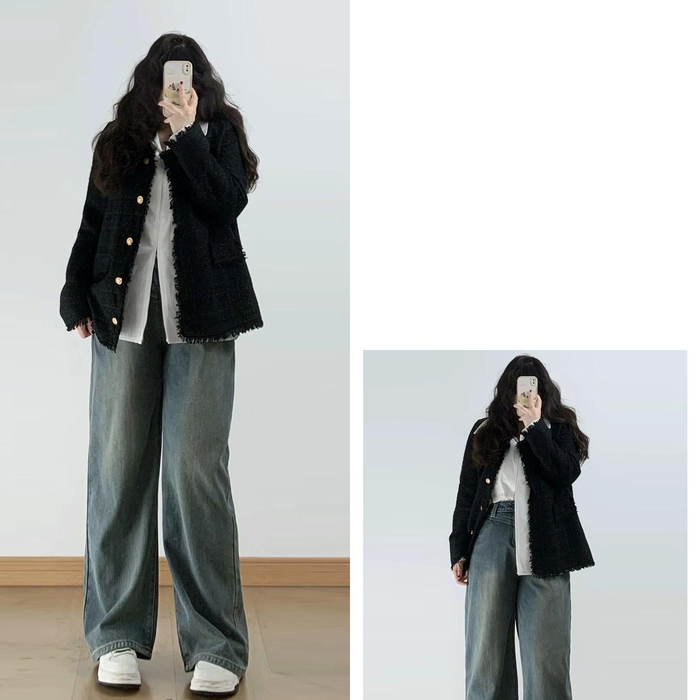 胖mm大码女装韩版ins高腰牛仔裤女2026新款女裤显瘦遮肉阔腿裤子,淘宝优惠券,粉丝福利购,淘宝优惠卷