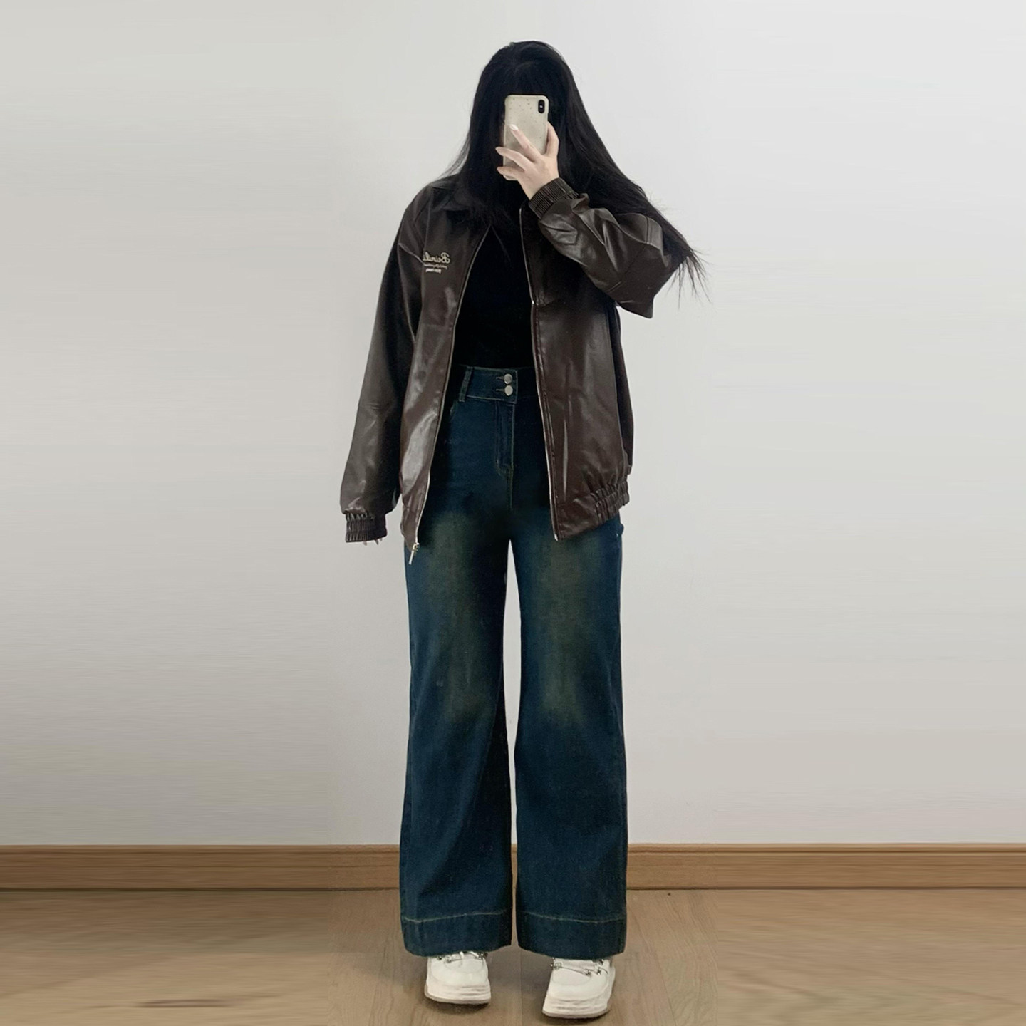 胖mm特大码高街弹力显瘦牛仔裤女2025新款梨型遮胯遮肉直筒长裤子,淘宝优惠券,粉丝福利购,淘宝优惠卷