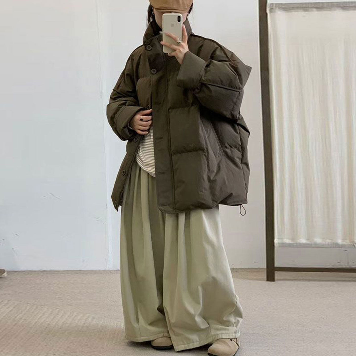 大码女装胖mm美式慵懒风加厚棉服女冬季百搭宽松休闲保暖棉衣外套,淘宝优惠券,粉丝福利购,淘宝优惠卷