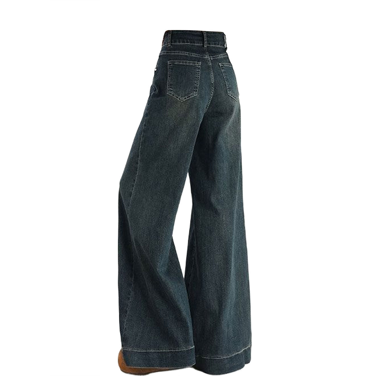 300斤大码女装韩版ins显瘦蓝色弹力牛仔裤女胖mm宽松百搭阔腿裤子,淘宝优惠券,粉丝福利购,淘宝优惠卷