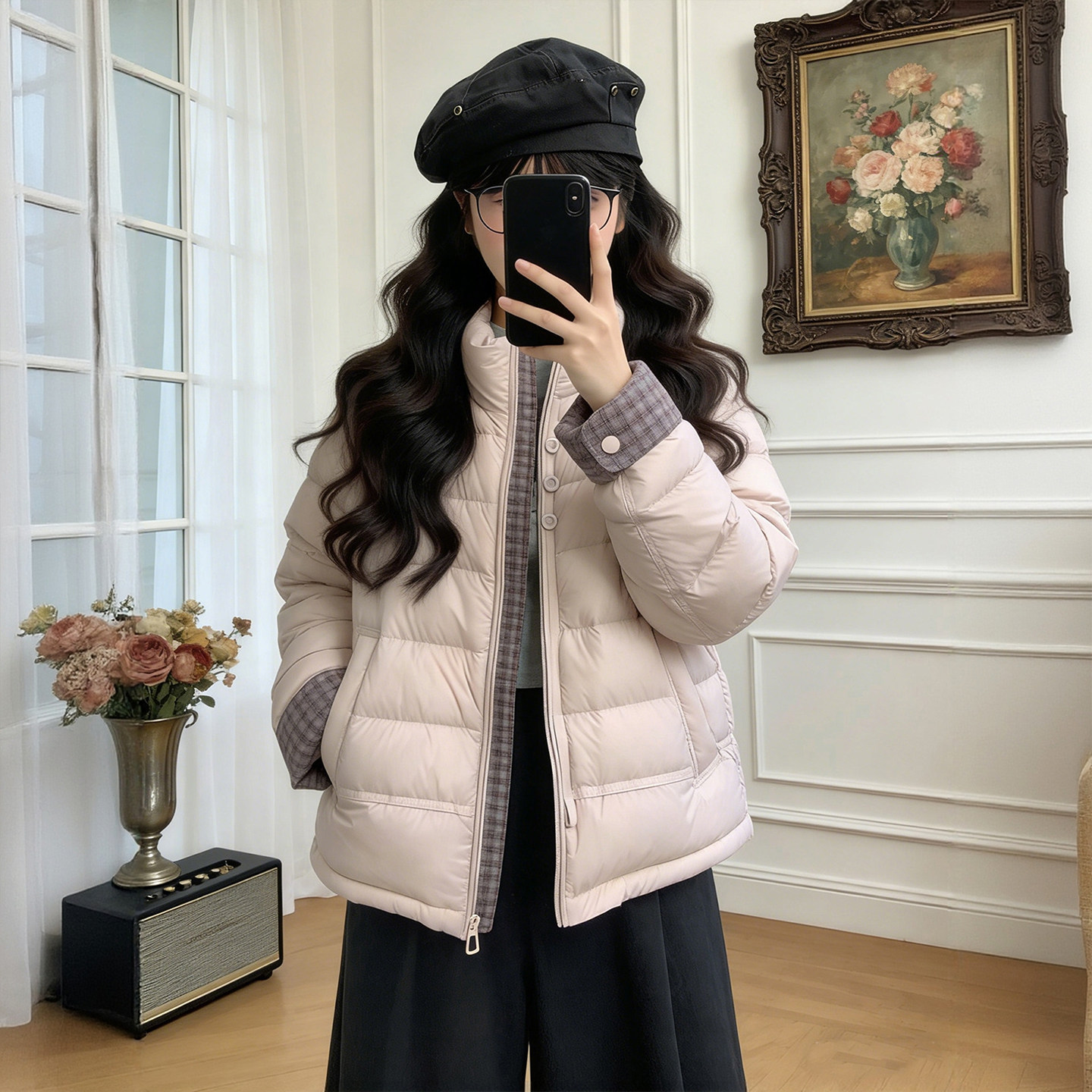 大码胖mm巨好看冬装加厚排骨棉服女胖mm韩系气质立领保暖棉衣外套,淘宝优惠券,粉丝福利购,淘宝优惠卷