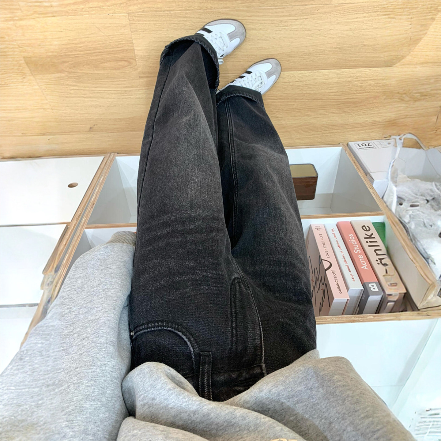 300斤大码女装黑灰色加绒加厚牛仔裤女胖mm宽松显瘦遮肉阔腿裤子,淘宝优惠券,粉丝福利购,淘宝优惠卷