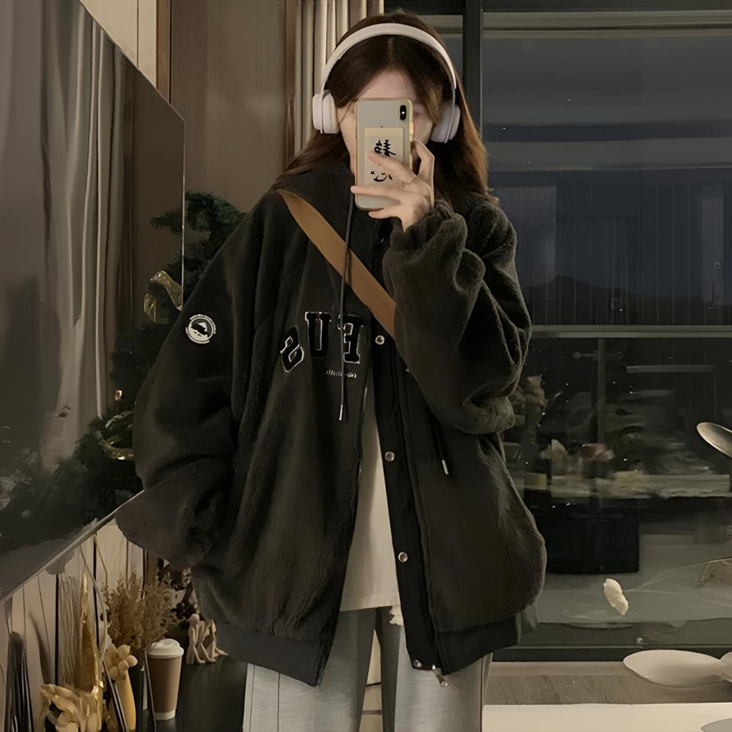 300斤大码女装新款羊羔毛棉衣女胖mm宽松百搭保暖加厚设计感外套,淘宝优惠券,粉丝福利购,淘宝优惠卷