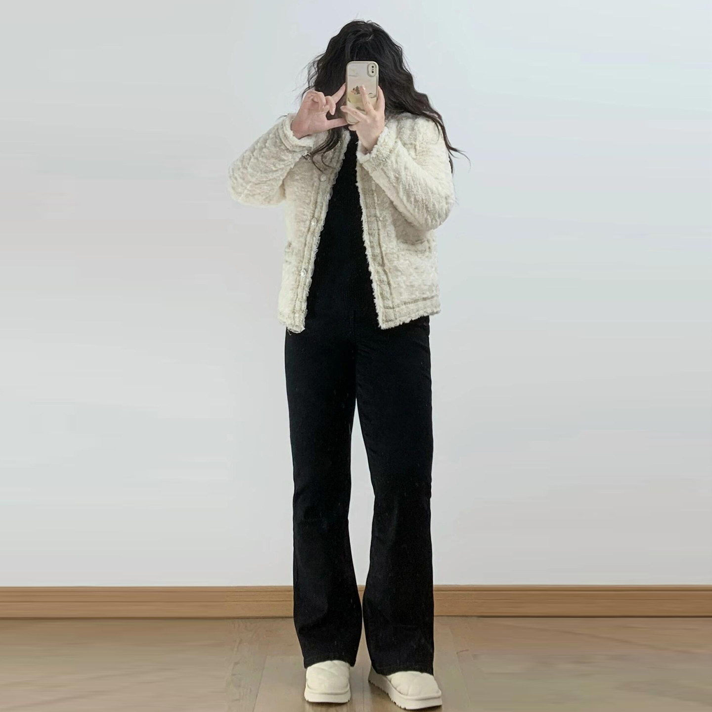 300斤大码女装美式黑色牛仔裤女胖mm弹力设计不贴腿显瘦微喇裤子,淘宝优惠券,粉丝福利购,淘宝优惠卷