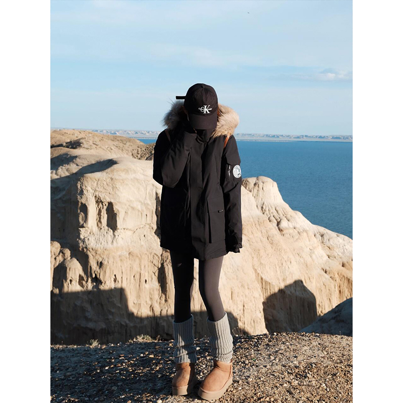 300斤大码女装韩版工装派克服女胖mm加厚保暖学生羽绒棉服外套潮 - 图3