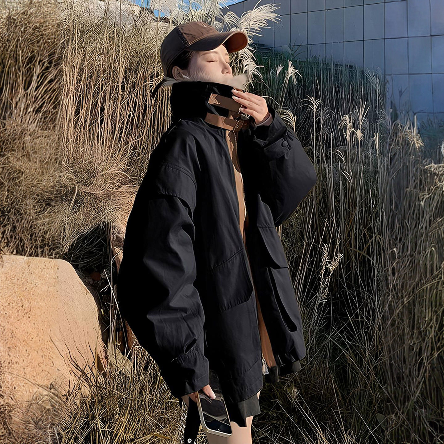 300斤大码女装韩系学生黑色棉服女胖mm美式工装风设计保暖厚外套,淘宝优惠券,粉丝福利购,淘宝优惠卷