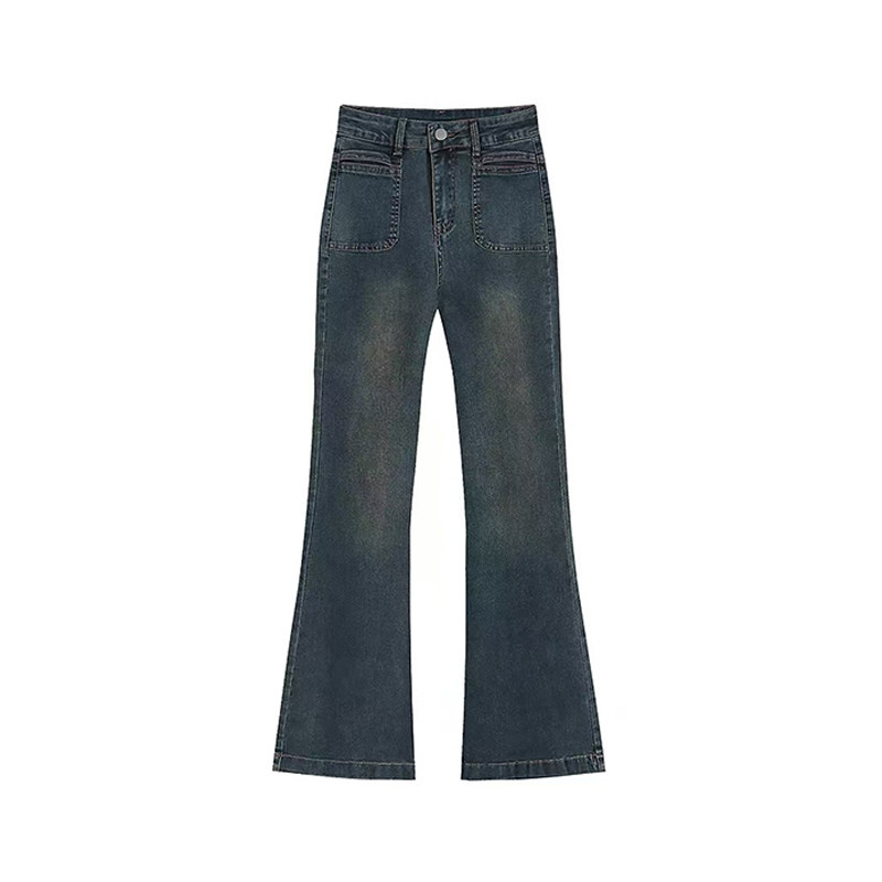 300斤大码女装复古加绒加厚微喇牛仔裤女胖mm保暖女裤弹力阔腿裤,淘宝优惠券,粉丝福利购,淘宝优惠卷