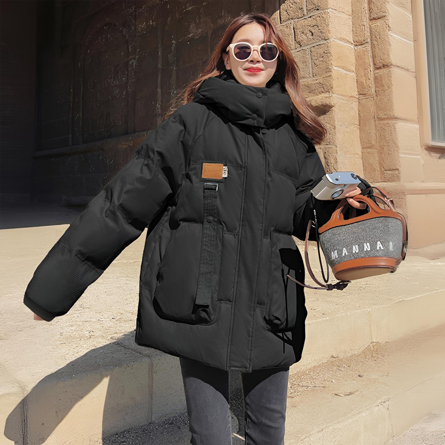 胖mm特大码豆绿色加厚保暖棉服上衣女新款小众设计感学生棉衣外套,淘宝优惠券,粉丝福利购,淘宝优惠卷