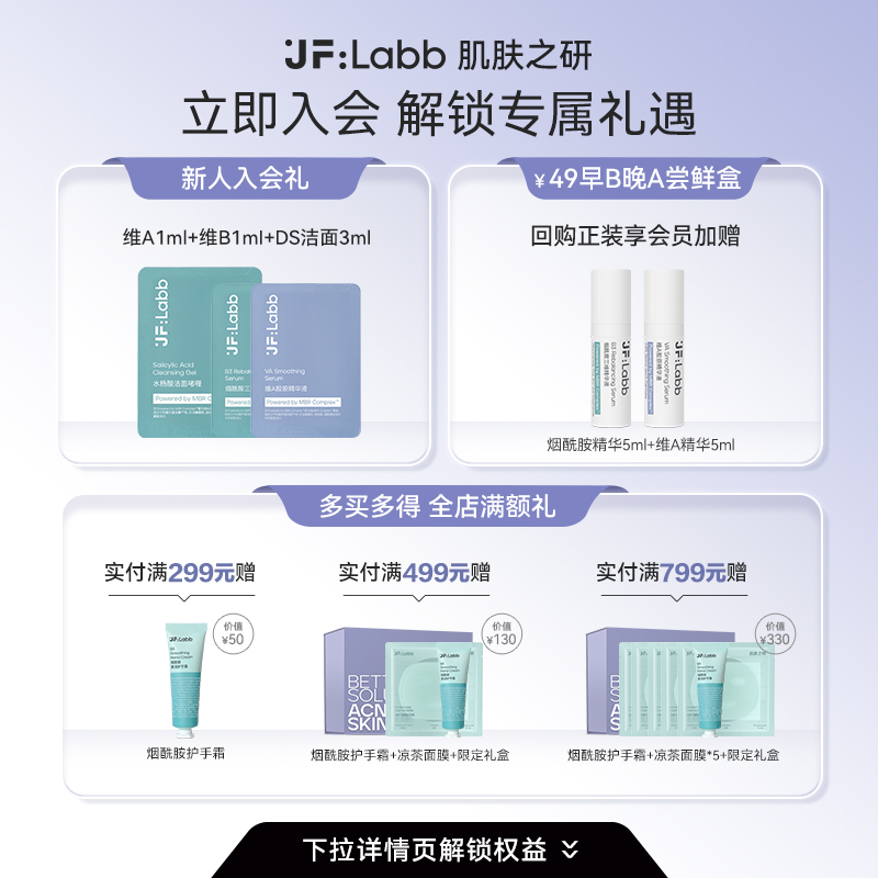 JF LABB/肌肤之研祛痘肽精华替换芯改善反复长痘祛痘根闭口粉刺