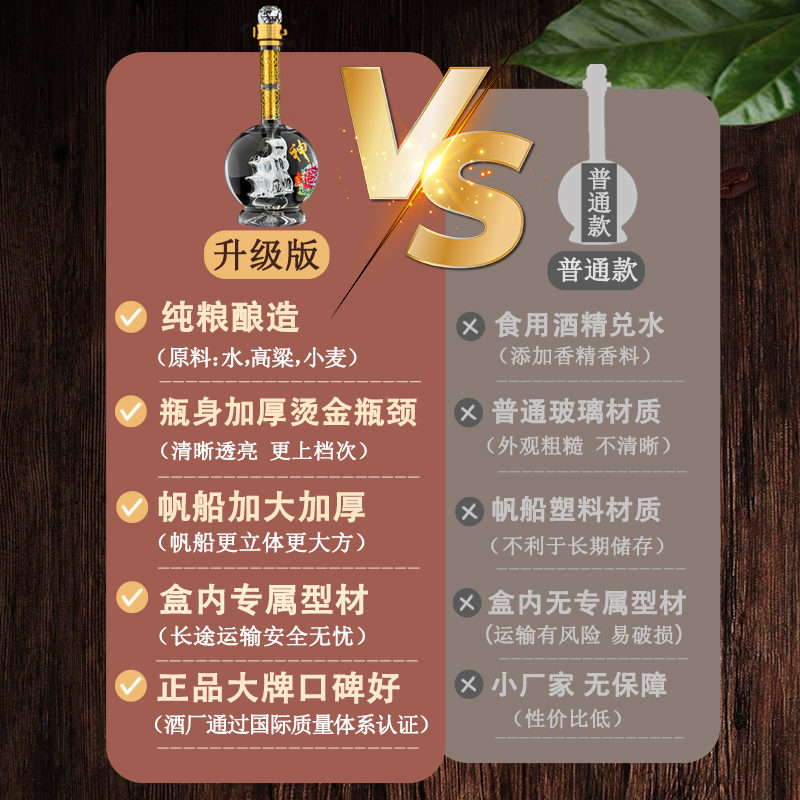 固态纯粮发酵杜康村一帆风顺白酒52度42度浓香型白酒整箱婚宴送礼