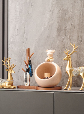 皇林世家树脂摆设新中式客厅