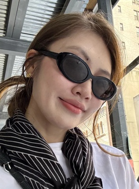 张悦儿同款复古个性时髦墨镜女偏光镜买手店同款太阳眼镜近视猫眼