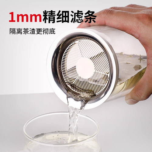 原初格物合一plus懒人泡茶神器玻璃茶水分离茶壶泡茶家用单壶高档 - 图1