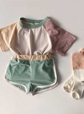 2pcs Baby Boys Girls Outfits Sets Summer Fashion Short Sleev