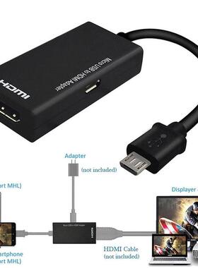 Micro USB To HDMI Adapter Converter 1080P HD HDMI Audio Vid