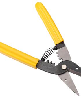 Universal Shears for Plastic Wire Slots with Wire Stripping