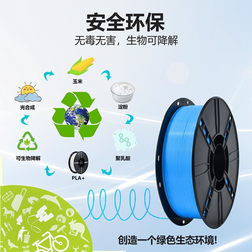 爱宝仕3d打印耗材PETG系pla耗材适用创想拓竹单色纯色打印3d耗材 - 图1