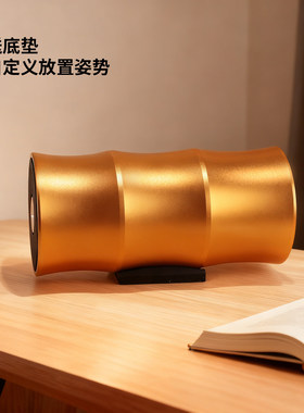 藏式节节高竹蓝牙充电筒灯摆件