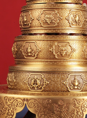 八吉祥曼茶罗七珍宝曼达盘基盘