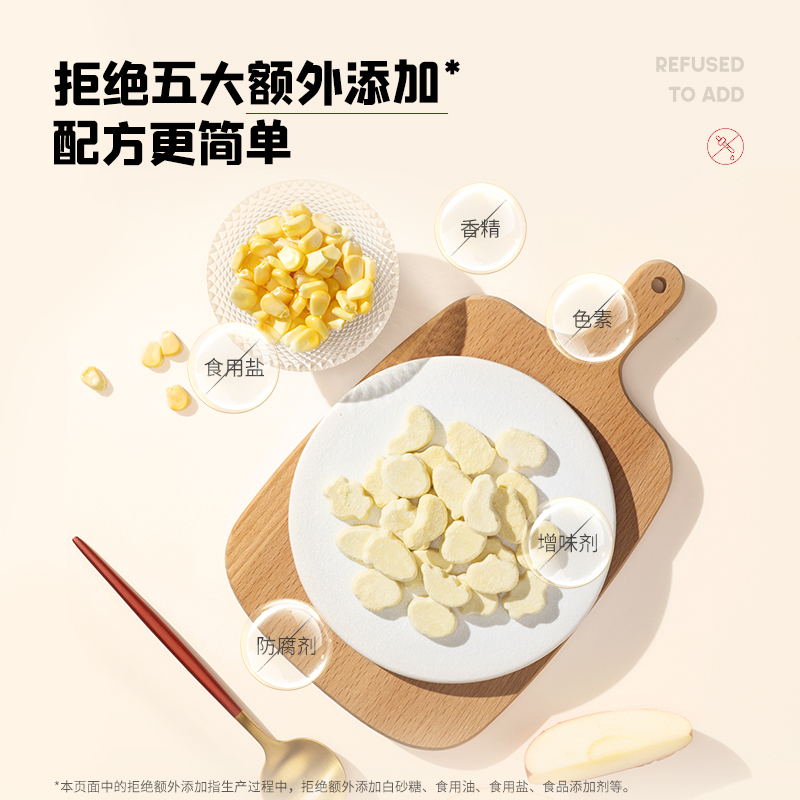 英氏忆小口冻干小溶饼2盒 儿童零食奶酪椰子味冻干休闲零食非膨化