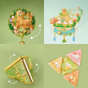 Three-foot Carp Dragon Boat Festival Fun Fridge Magnet