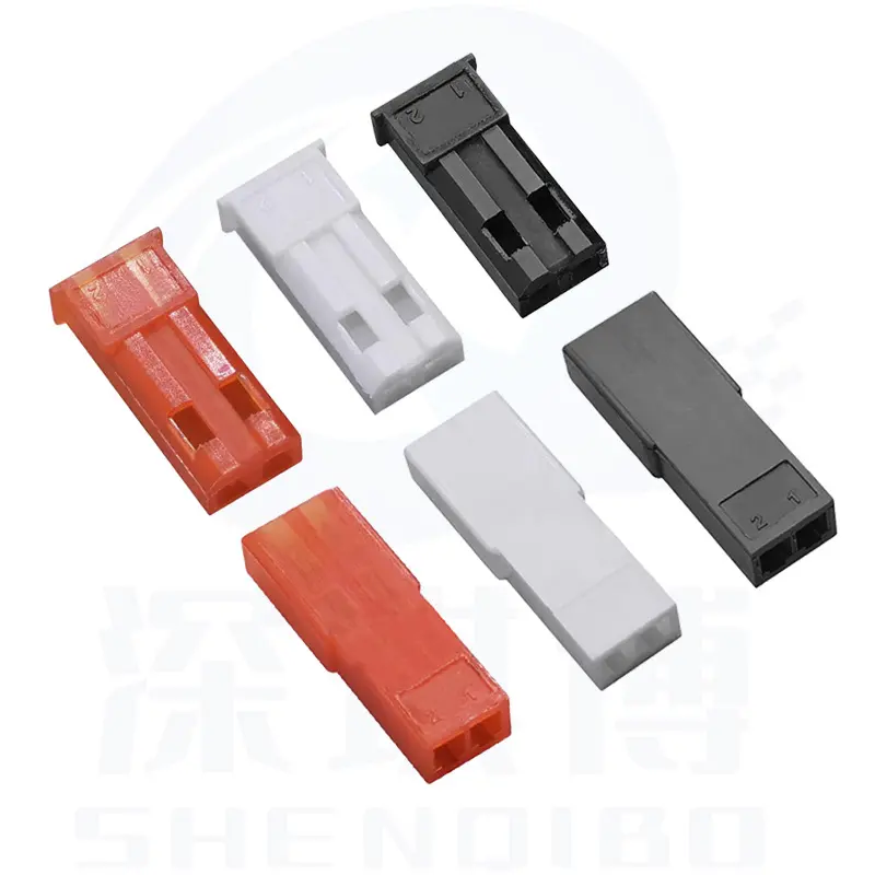 SYP-2P胶壳端子JST接插件公母头簧片空中对接红杜邦2.54mm配整套 - 图2