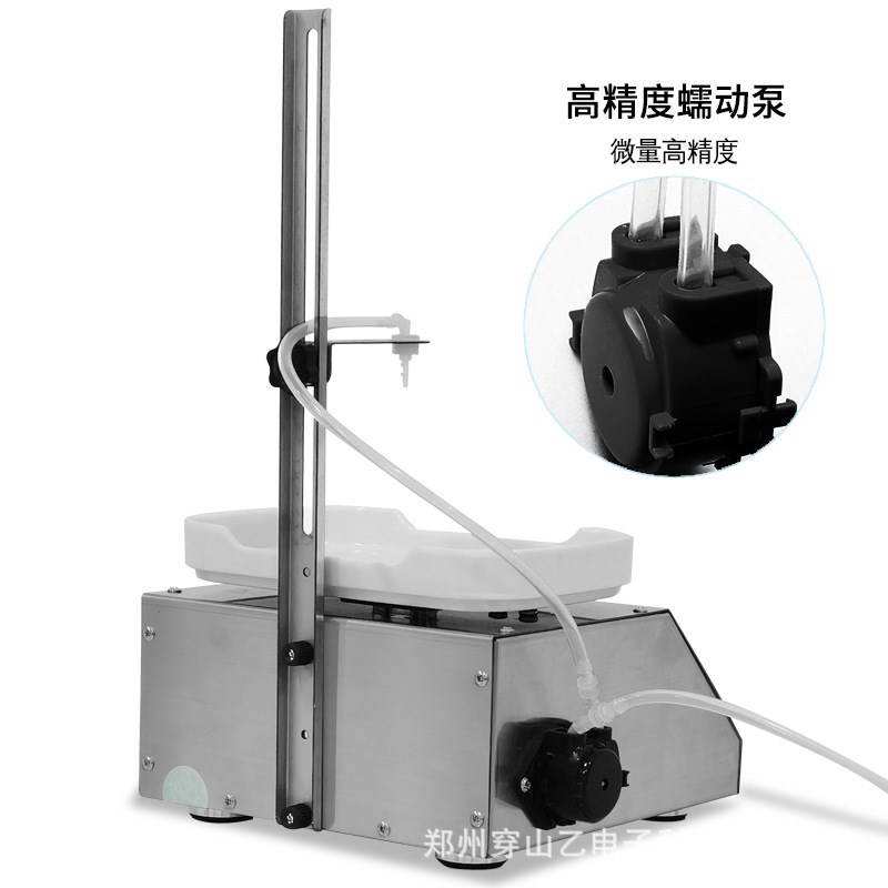 穿山乙M90小型自动称重定量液体分装 高精度蠕动泵微量灌装机 - 图1