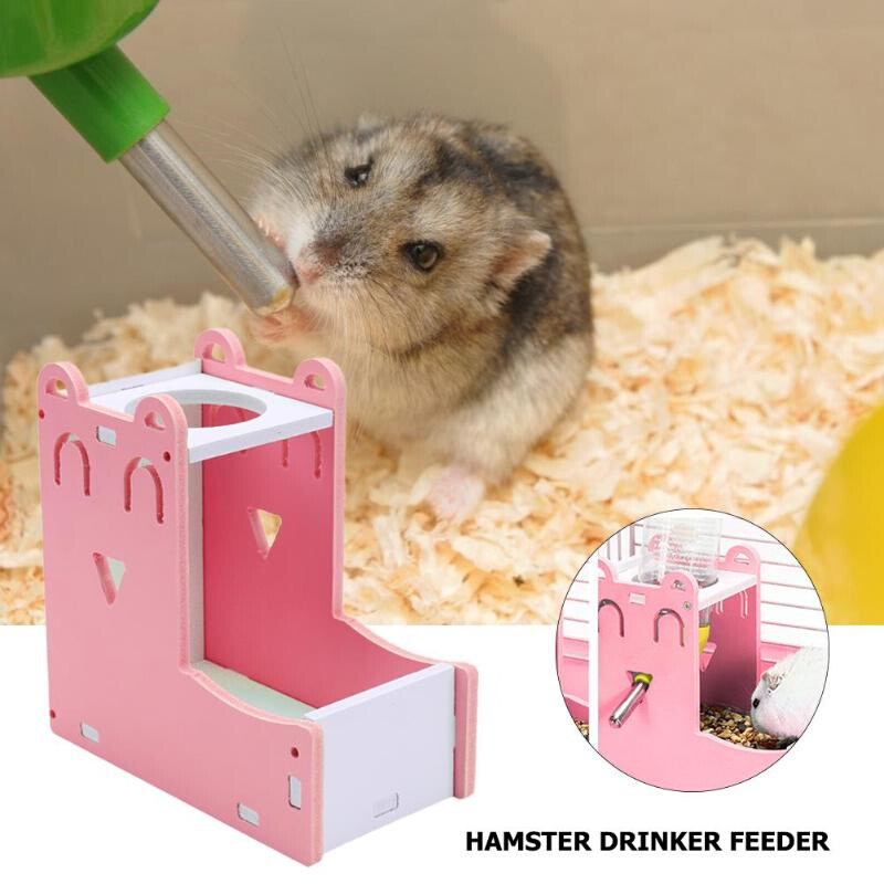 Small Pet Water Drinking Bottle Holder Hamster Rabbit Food - 图0