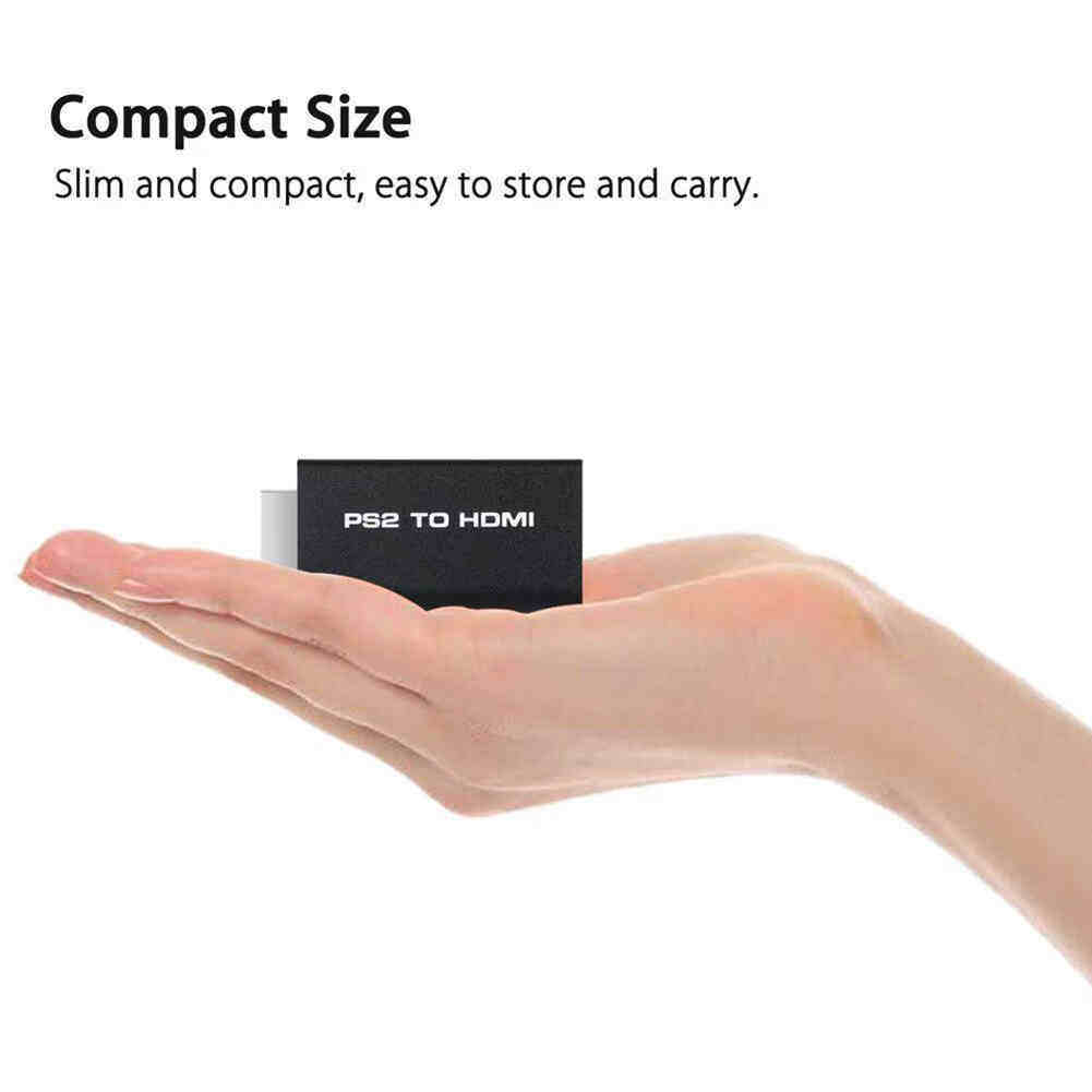 for PS2 to HDMI Video Converter AV Adapter w/ 3.5mm Audio Ou - 图1