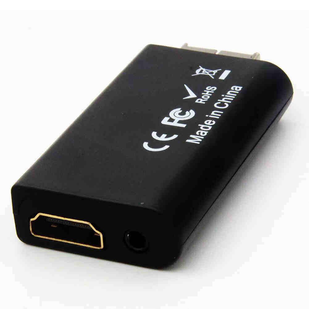 for PS2 to HDMI Video Converter AV Adapter w/ 3.5mm Audio Ou - 图0
