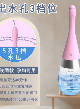 阴道冲洗器女性妇科私处肛门清洗器电动洁身器妇洗灌肠洗私处神器