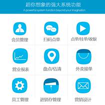 Handheld Cashier Order of the Vegetable Print Machine Bar Coffee Fast Food Barbecue Outside of English Traditional Sweeping Code Ordering Meals