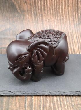 黑檀木貔貅摆件金钱龟雕刻文玩手把件家居木质装饰摆件礼品批发