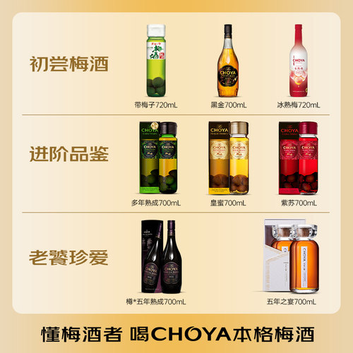 【三年熟成】CHOYA日本进口带梅子酒本格梅酒俏雅青梅果酒礼盒装 - 图3