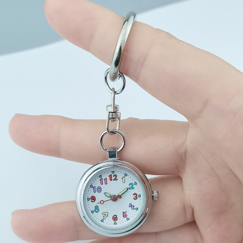 可爱护士表怀表学生口袋便携表卡通时尚绕指柔考试钥匙扣挂表男女,淘宝优惠券,粉丝福利购,淘宝优惠卷