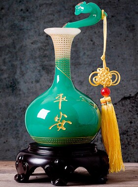 速发花瓶摆居家件装饰工艺柜摆设客厅酒品玄关办公室桌面乔迁结婚