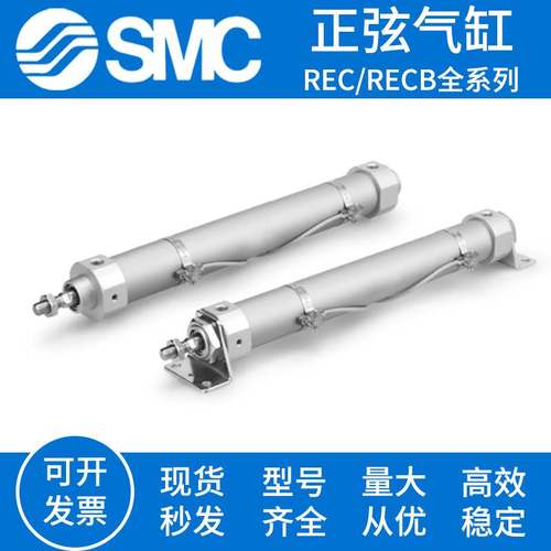 SMC正弦气缸RECL RECB20/F25/G32/T40-150-500-600-700-800-1000 - 图1