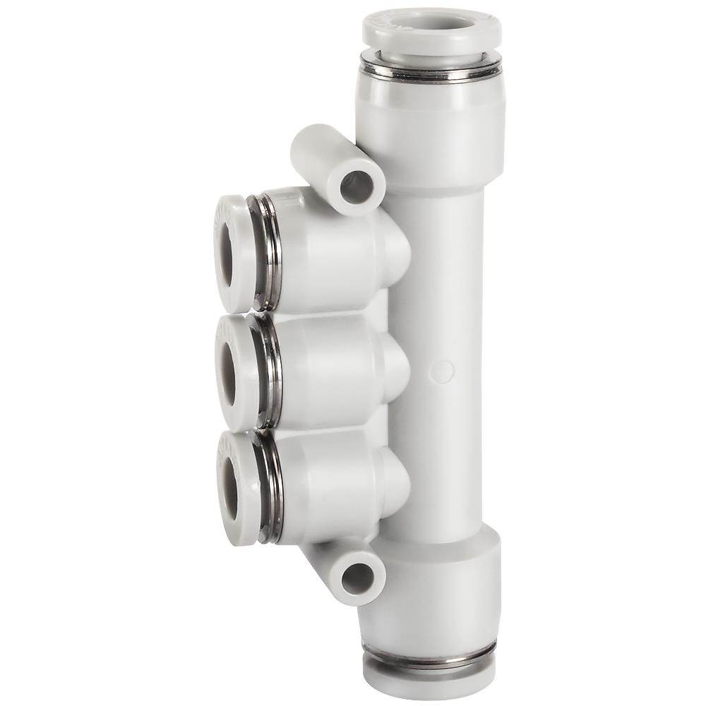 亚德客气动旋转变径五通六通气管快速接头PKG PHK PHD10-8-6-4 mm - 图3