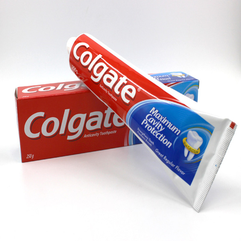 香港进口Colgate高露洁3重功效薄荷清新冰爽美白牙膏正品250g/支 - 图1