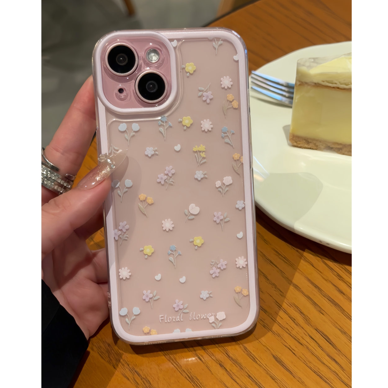 夏日ins小清新日韩碎花适用苹果15promax手机壳iPhone14新款13promax保护套12女款15全包防摔14pro高级xsmax