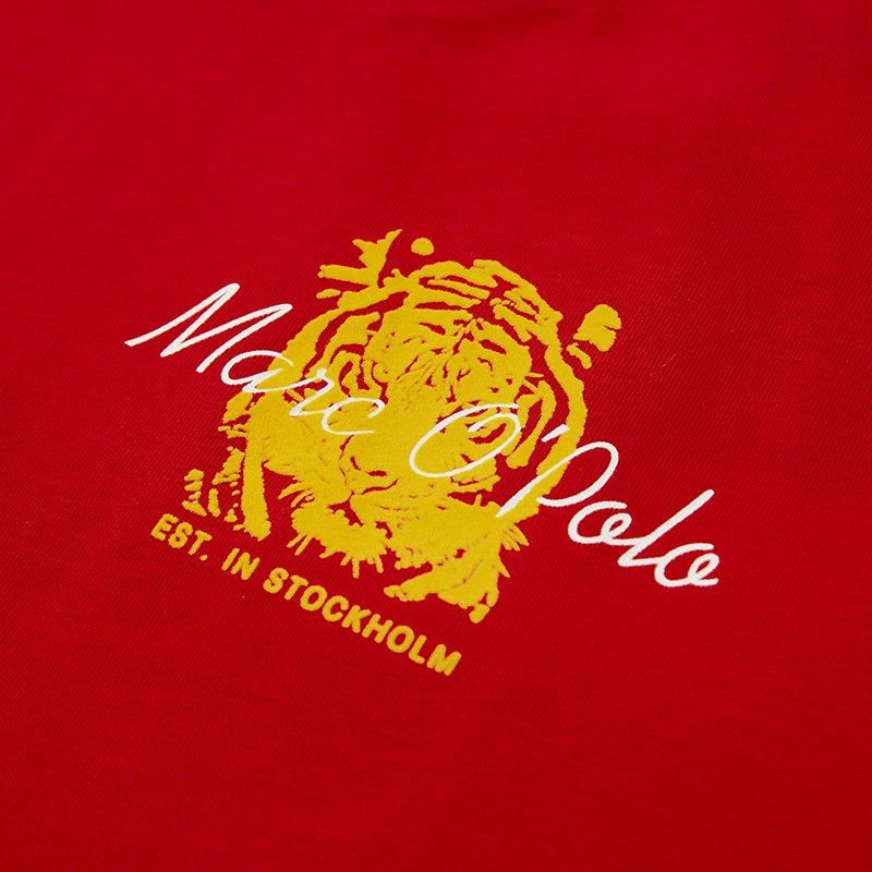 Marc O'Polo/MOP全棉老虎纹印花短袖T恤虎年定制版 - 图2